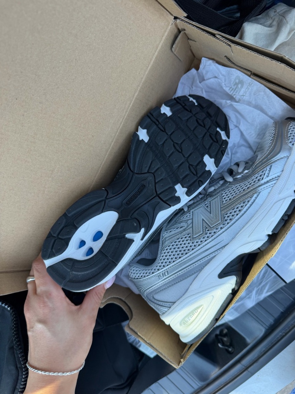 New Balance Grey Box with Branding - Picture 2 of 3